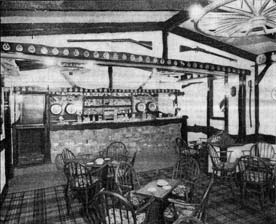 Montgomerie Arms interior 1957